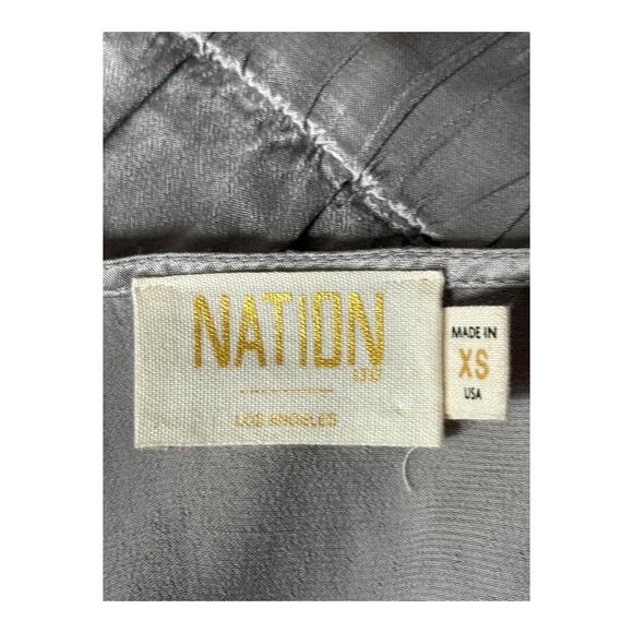 Nation Ltd jumpsuit Salma silver gray size X-Small XS - Picture 5 of 7